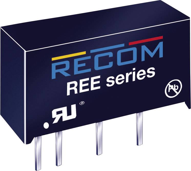 RECOM REE-0505S Convertitore DC/DC da circuito stampato 5 V/DC 5 V/DC 200 mA 1 W Num. uscite: 1 x Contenuto 1 pz.