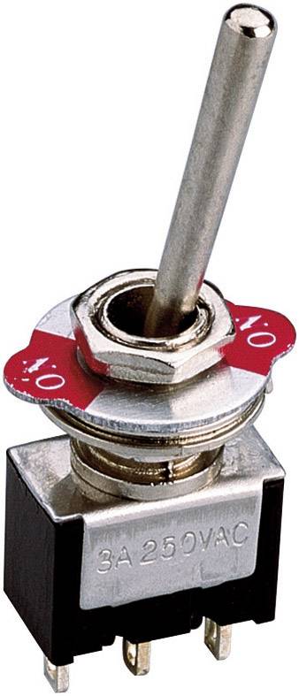 TRU COMPONENTS 1571811 LB-601-2 Vippeafbryder 250 V/AC 3 A 1 x On/On Klikkende 1 stk