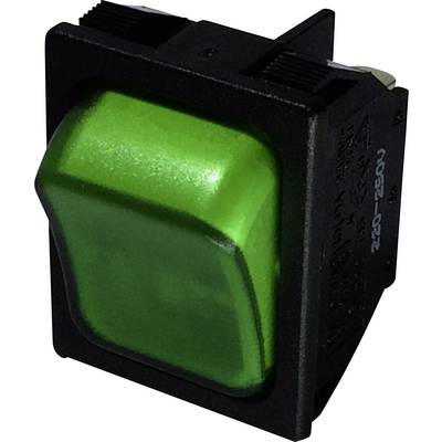 TRU COMPONENTS kolískový spínač TC-R13-87B-02 250 V/AC 10 A 1x vyp/zap s aretáciou 1 ks