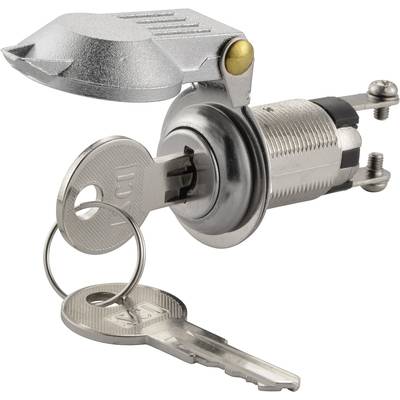 TRU COMPONENTS TC-K3-16A2-06 kľúčový spínač 12 V/DC, 24 V/DC 10 A 1x vyp/zap 1 x 90 ° 1 ks