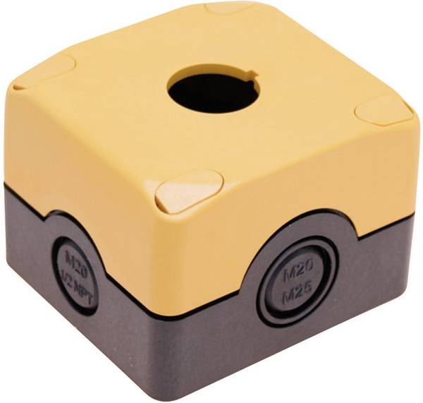 Pizzato Elettrica ES 31001  1 inštalačná pozície (d x š x v) 72 x 80 x 56 mm  čierna, žltá 1 ks