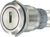 TRU COMPONENTS LAS1-AGQ-22Y/31 kľúčový spínač s ochranou pred vandalmi 250 V/AC 5 A 2x zap/vyp/zap 2 x 45 ° IP40 1 ks