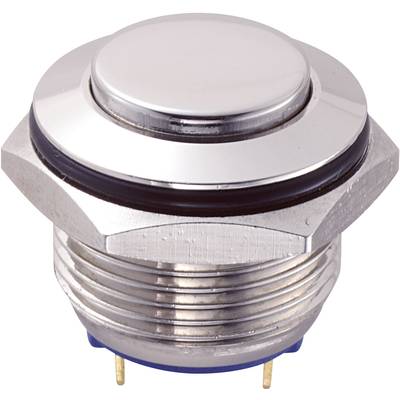 TRU COMPONENTS GQ16H-10/J/N stláčacie tlačidlo s ochranou pred vandalmi 48 V/DC 2 A 1x vyp/(zap) bez aretácie 1 ks