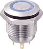 TRU COMPONENTS GQ16F-10E/J/B/12V, 701855 stláčacie tlačidlo s ochranou pred vandalmi, 16 mm, 48 V/DC, 2 A, 1 ks