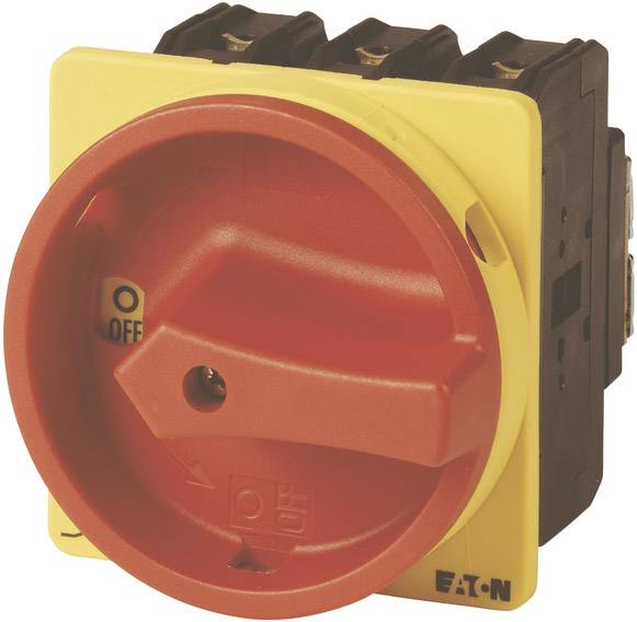 Eaton P3-100/EA/SVB Interruttore a camme con la barra di chiusura 100 A 690 V 1 x 90 ° Giallo, Rosso 1 pz.