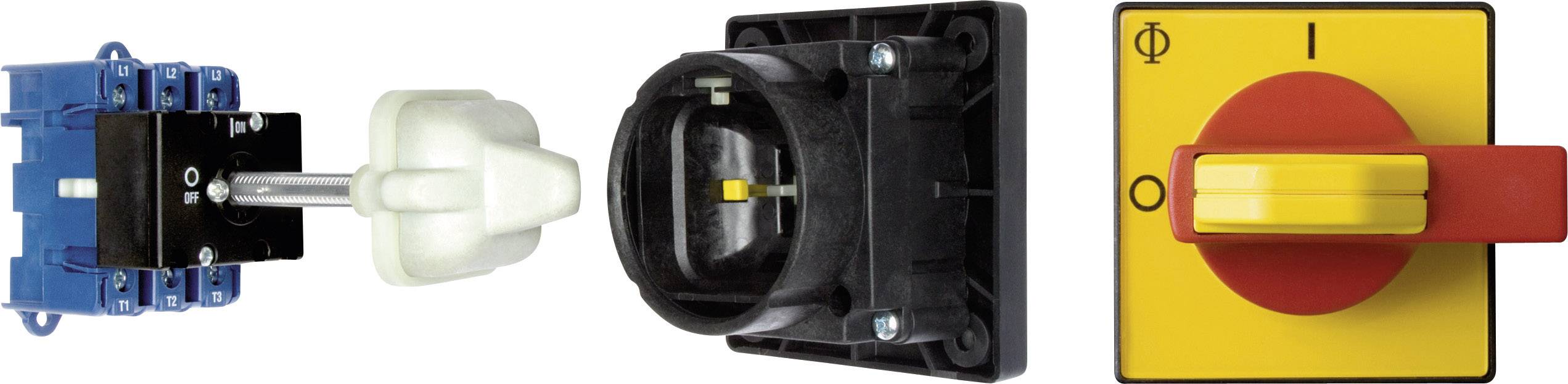 Kraus & Naimer KG80.T203/12.VE Lastscheidingsschakelaar Met deurkoppeling 80 A 1 x 90 ° Rood, Geel 1 stuk(s) afbeelding