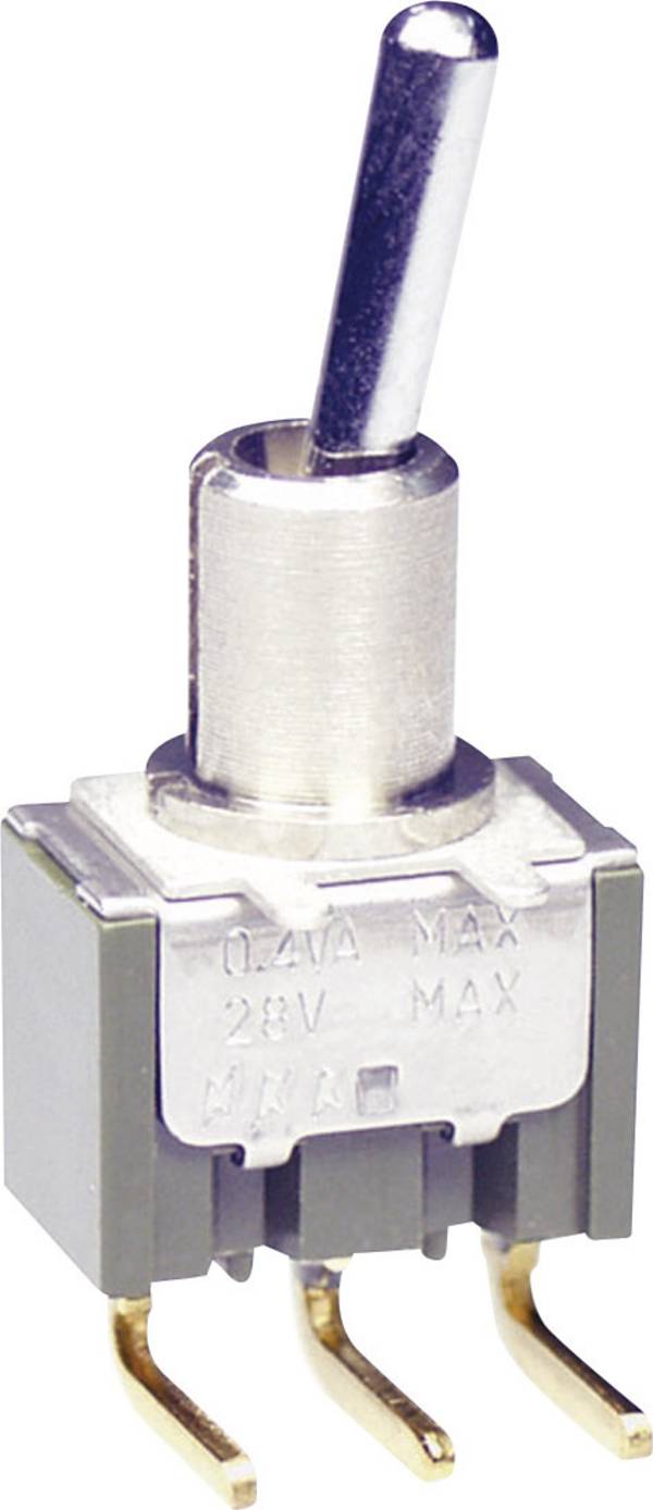 NKK Switches M2013SS2G30 pákový spínač 28 V DC/AC 0.1 A 1x zap/vyp/zap s aretáciou/0/s aretáciou 1 ks