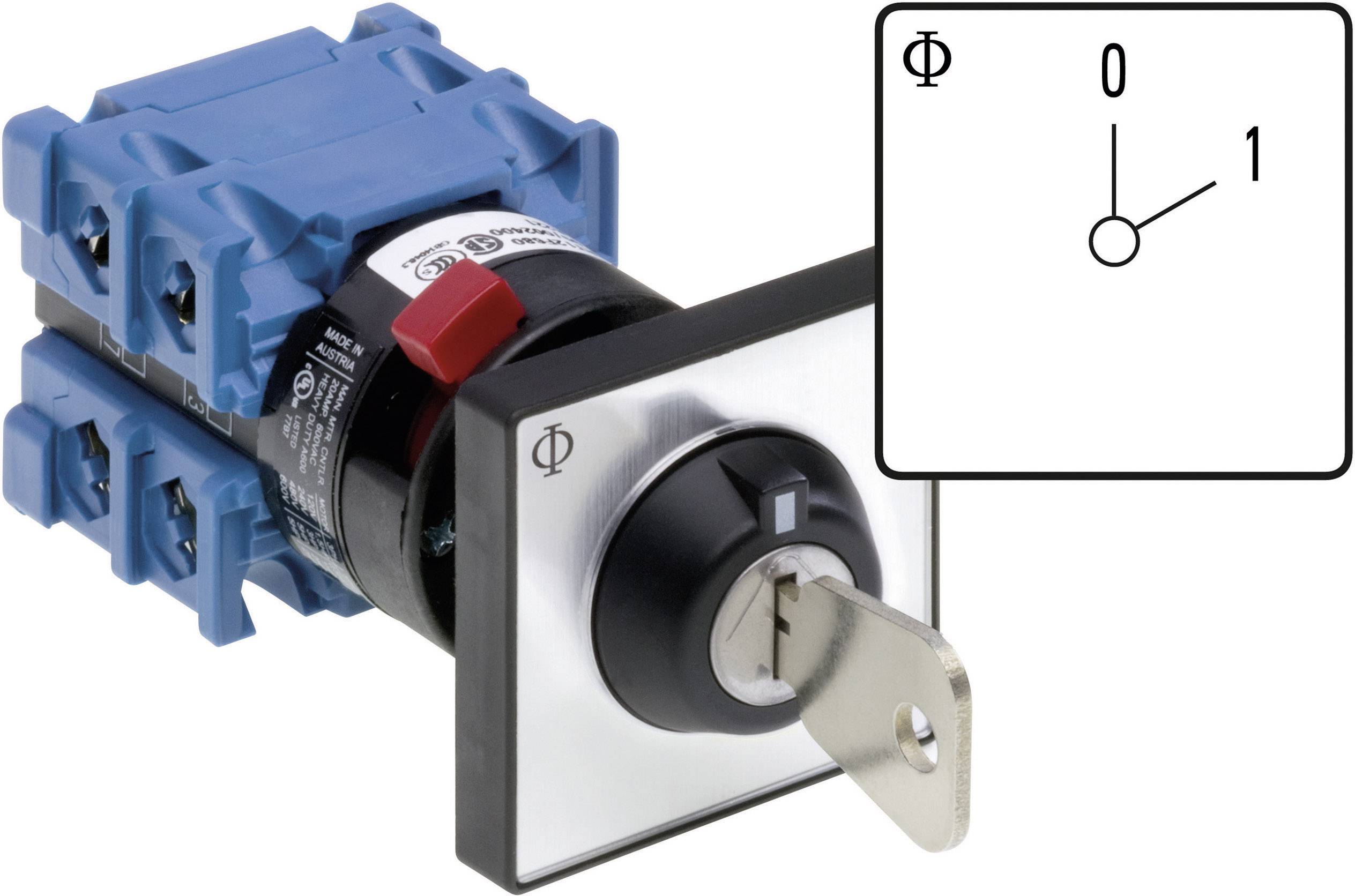 Kraus & Naimer CH10.A200.*FT2.DE21 Sezionatore 20 A 1 x 60 ° Grigio, Nero 1 pz.