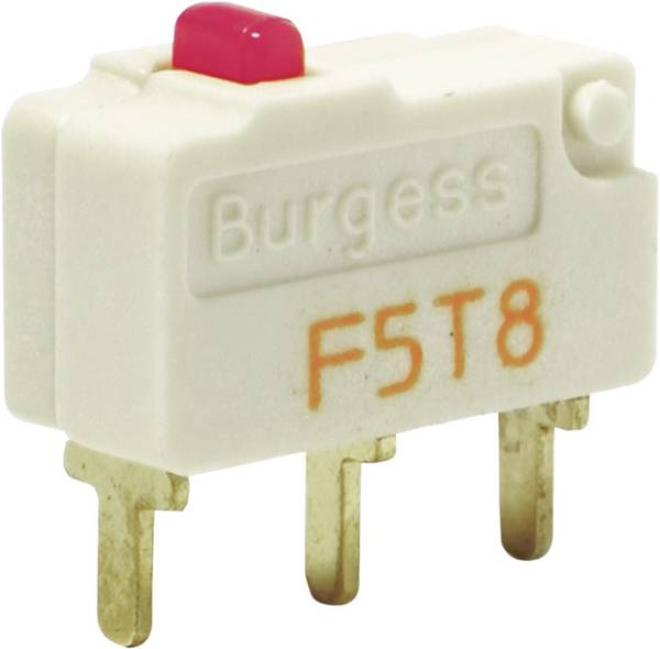 Burgess F5T8UL mikrospínač F5T8UL 250 V/AC 5 A 1x zap/(zap) IP40 bez aretácie 1 ks