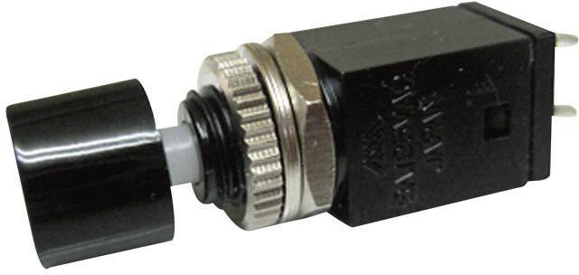 Miyama DS-410, BK Druktoets 125 V/AC 3 A 1x uit/(aan) Moment (l x b x h) 10 x 10 x 36.9 mm 1 stuk(s) afbeelding