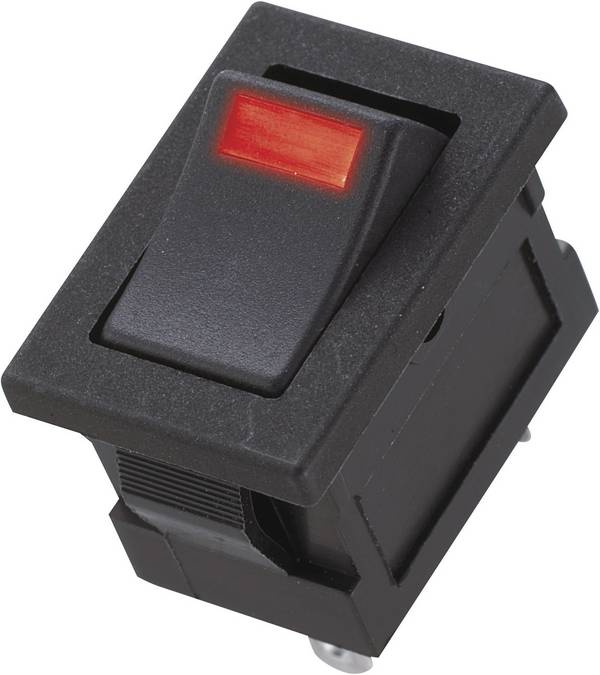 Miyama kolískový spínač DS-850-K-F1-LR 250 V/AC 3 A 1x vyp/zap s aretáciou 1 ks