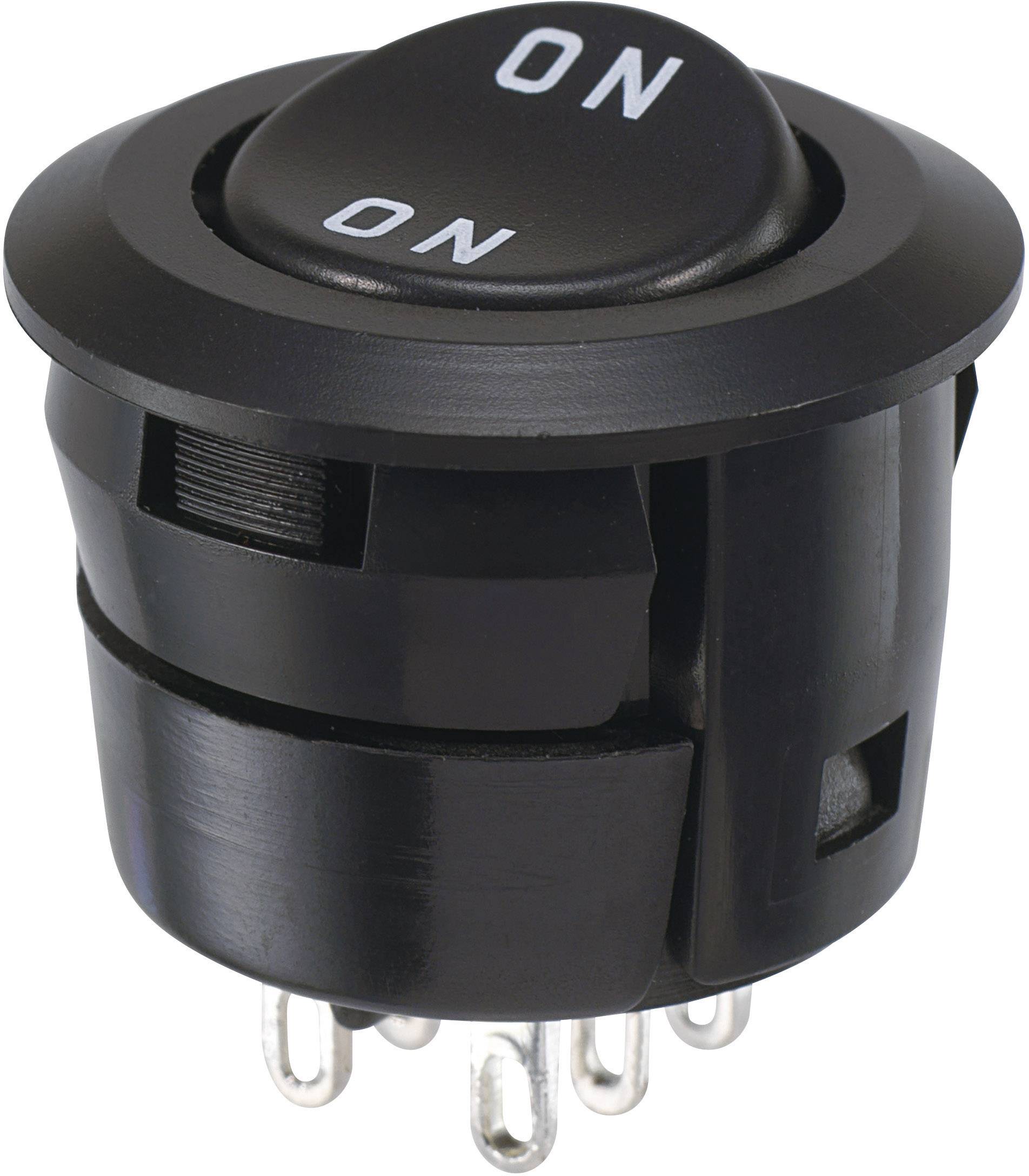 Miyama Wipschakelaar DS-059F-ON 250 V/AC 3 A 2x aan/aan Continu 1 stuk(s) afbeelding