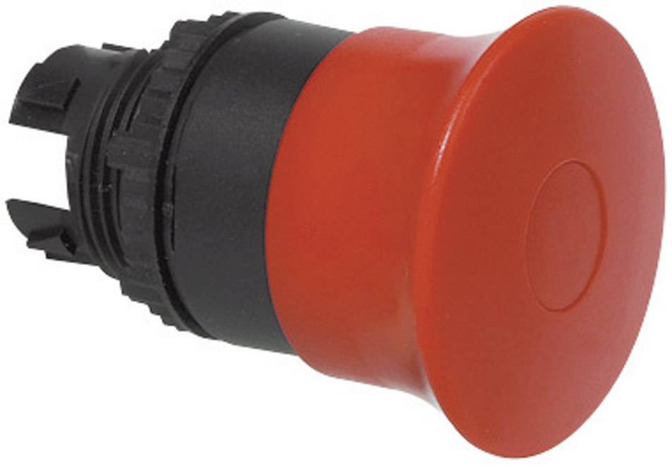 BACO BAL22DD01 L22DD01 Pulsante a fungo Anello frontale in plastica, nero Rosso Sblocco a trazione 1 pz.