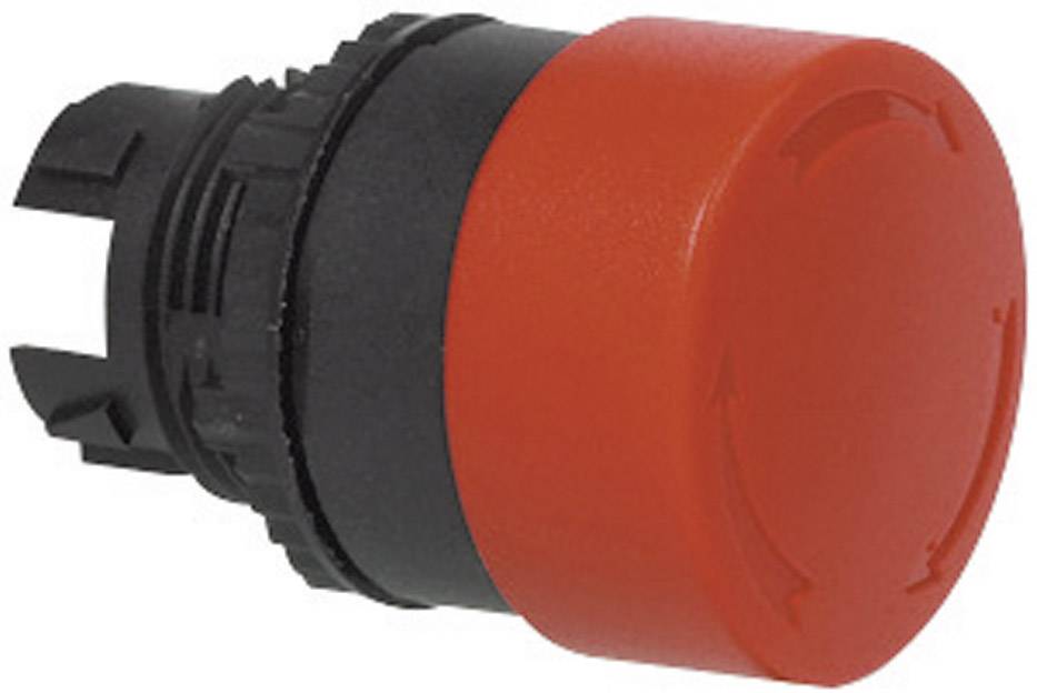 BACO BAL22EL10 L22EL10 Pulsante a fungo Anello frontale in plastica, nero Rosso Sblocco a rotazione 1 pz.