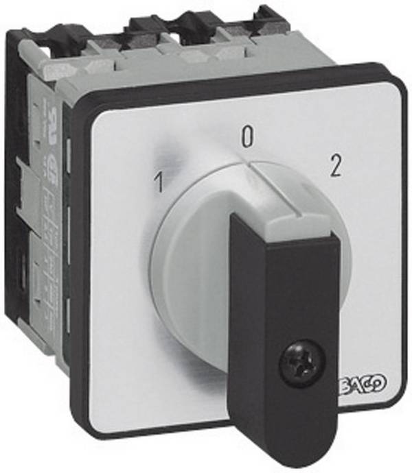 BACO NC01GQ1 prepínač  16 A  2 x 30 ° sivá, čierna 1 ks
