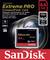 SanDisk Extreme PRO CompactFlash karta, 64 GB, rýchlosť až do 160 MB/s. Vhodná pre 4K videonahrávky.