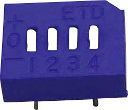 Weltron TDS-08 TDS-08 DIP Switch Numero Poli (num) 8 Tri-State 1 pz.