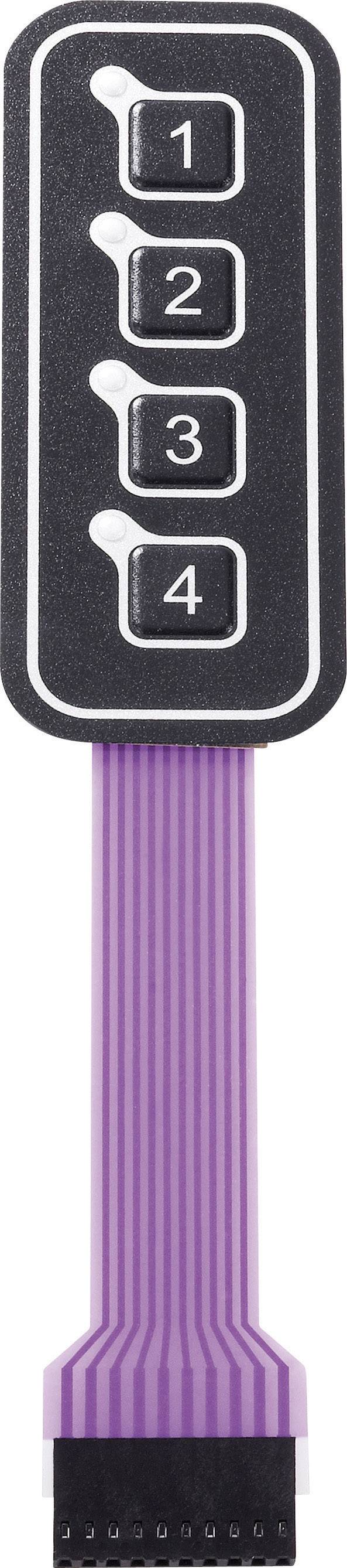 APEM AC3559ILL Folietoetsenbord Keypad matrix 1 x 4 1 stuk(s) afbeelding