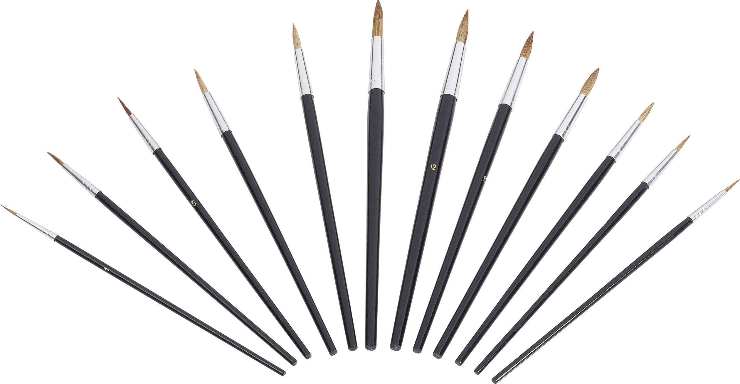 Zahn Pinsel E10710-18 Water-olieverfpenseel Synthetisch 12-delig