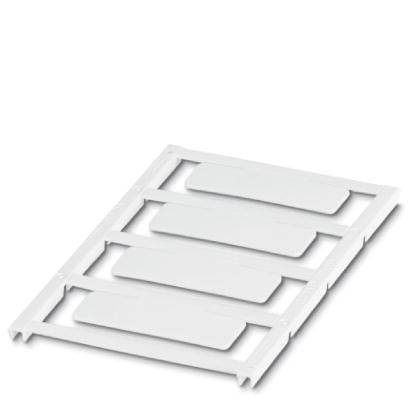Biely plastový kryt s viacerými obdĺžnikovými vetracími otvormi, usporiadanými diagonálne. Vhodný na vetranie zariadení.