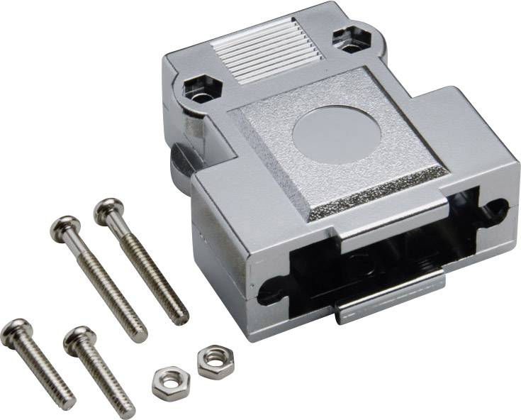BKL Electronic 10120248 10120248 D-sub behuizing Aantal polen: 15 Kunststof, gemetalliseerd 180 &deg; Zilver 1 stuk(s)