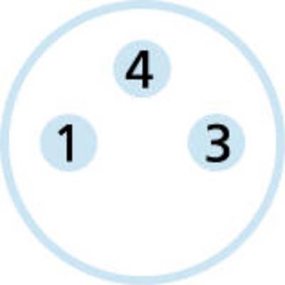 'Čísla 1, 3 a 4 v kruhu.'