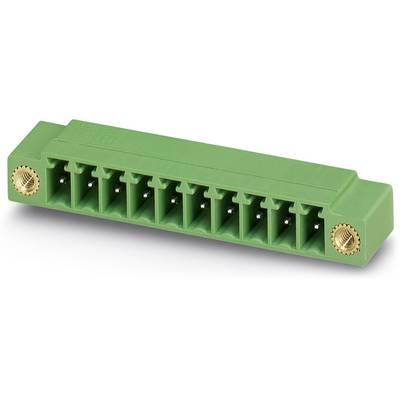 Zelený elektrický konektor s viacerými svorkami určený na použitie v elektronických zariadeniach.