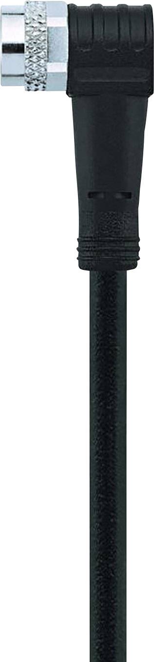 Escha 8043764 Sensor-, aktuator-stik, M8 Tilslutning, vinklet 5.00 m Pol-tal (RJ): 4 1 stk
