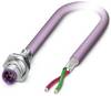 Bus system flat-type plug SACCBP-M12MSB-2CON-M16/2,0-910 1534368 Phoenix Contact