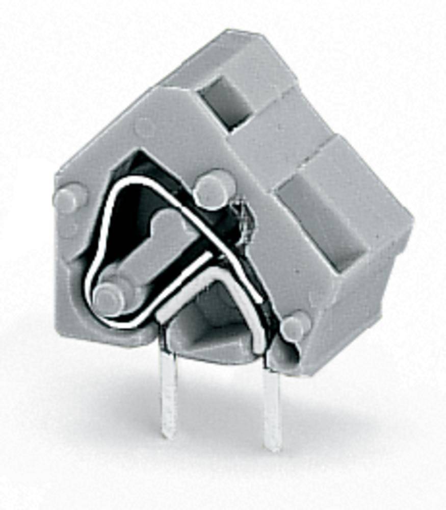 WAGO 236-763/332-000/999-950 Veerkrachtklemblok 2.50 mm&sup2; Aantal polen 1 Lichtgrijs 300 stuk(s)