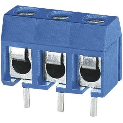 Degson DG301-5.0-03P-12 skrutkovacia svorka 1.50 mm² Pólov 3 modrá 1 ks