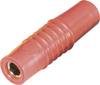 Schnepp KP 4000 L zdierka pre banánik zástrčka, rovná Ø pin: 4 mm červená 1 ks