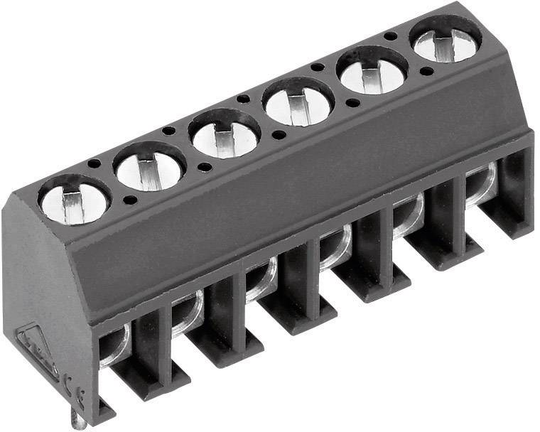 PTR Hartmann AK550/12DS-3.5-V Skrueklemmeblok 1.00 mm² Poltal 12 Grå 1 stk