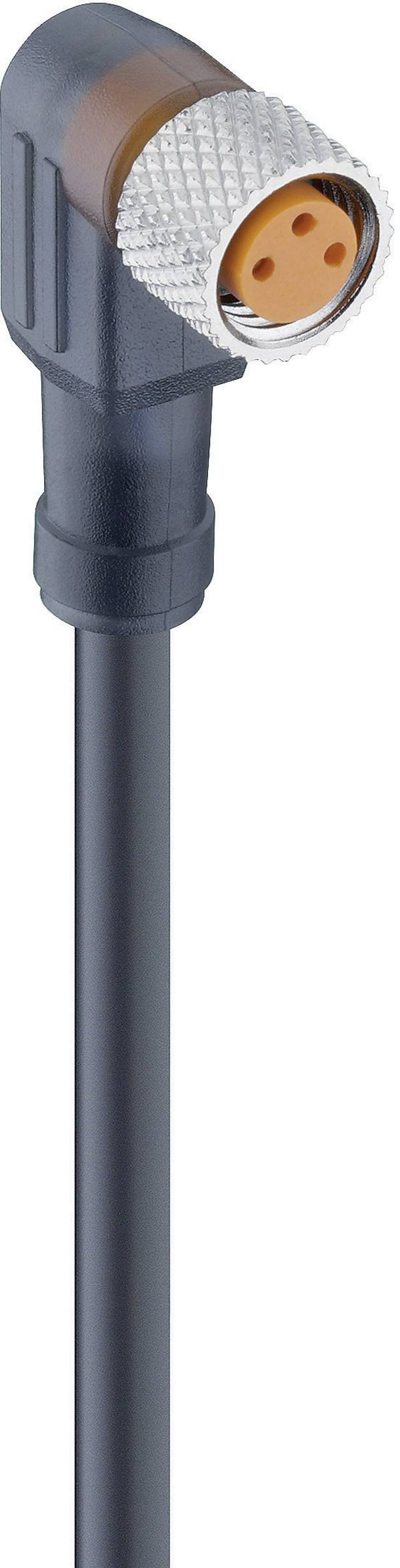 Lumberg Automation RKMWV/LED A 3-224/5 M upravený zástrčkový konektor pre senzory - aktory, 14005-1, piny: 3, 5.00 m, 1 ks