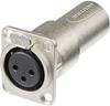 Neutrik NA3FDM XLR adaptér XLR zásuvka - XLR zástrčka 1 ks