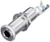 Rean AV NYS221 jack konektor 6.35 mm zásuvka, vstavateľná horizontálna Pólov: 3 stereo strieborná 1 ks
