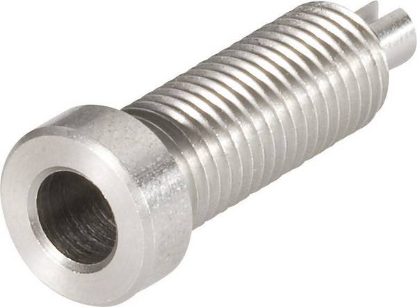Schnepp BU 4000 V2A zdierka pre banánik zásuvka, vstavateľná vertikálna Ø pin: 4 mm nerezová oceľ 1 ks