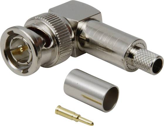 TRU COMPONENTS 1579402 BNC-stikforbindelse Stik, vinklet 50 Ω 1 stk