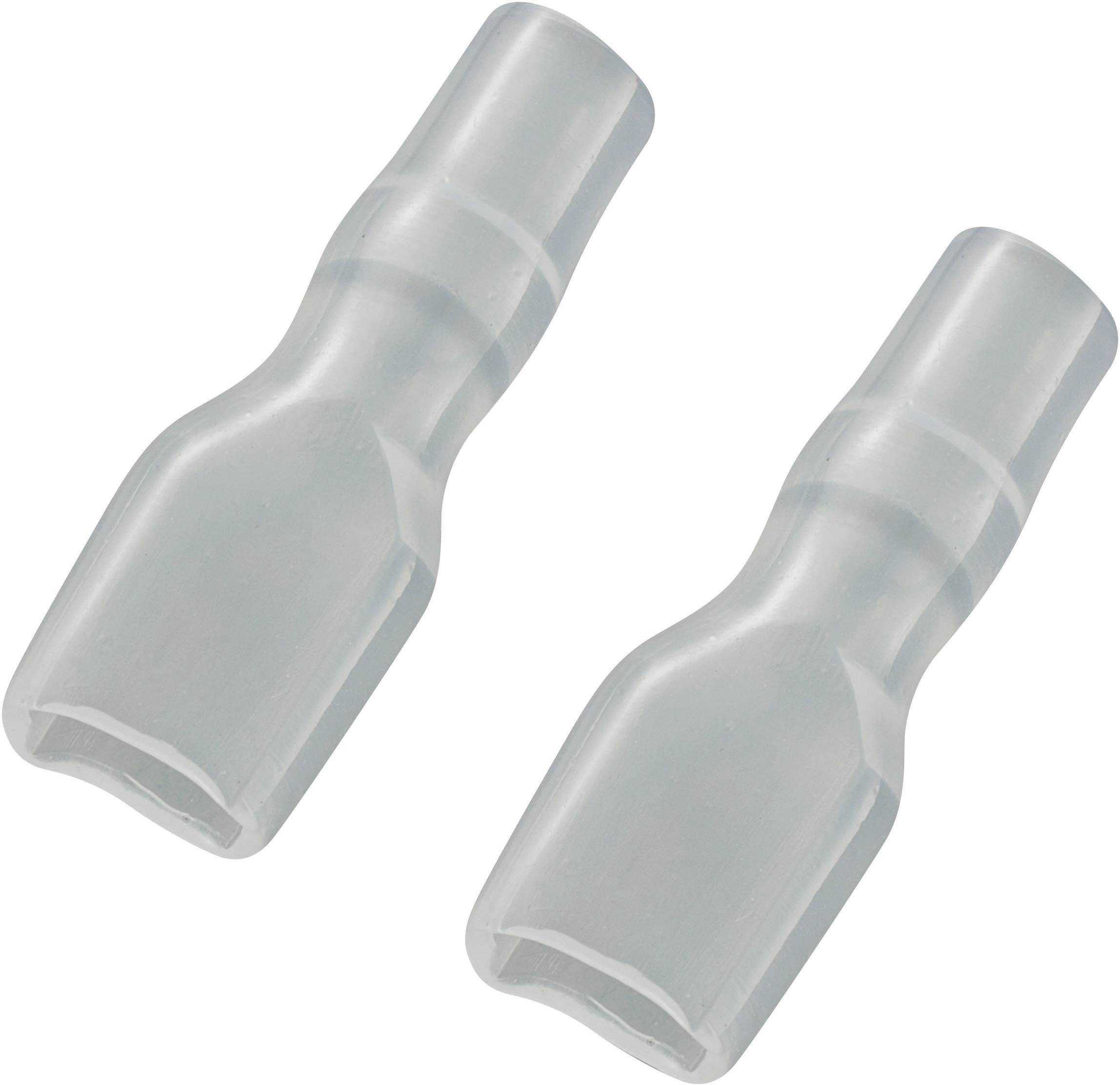 Guaina isolante trasparente 735518 blu 1 pz.