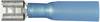 Vogt Verbindungstechnik 3906h faston zásuvka so zmršťovacou bužírkou Šírka zástrčky: 6.3 mm Hrúbka konektora: 0.8 mm 180 ° čiastočne izolované modrá 1 ks