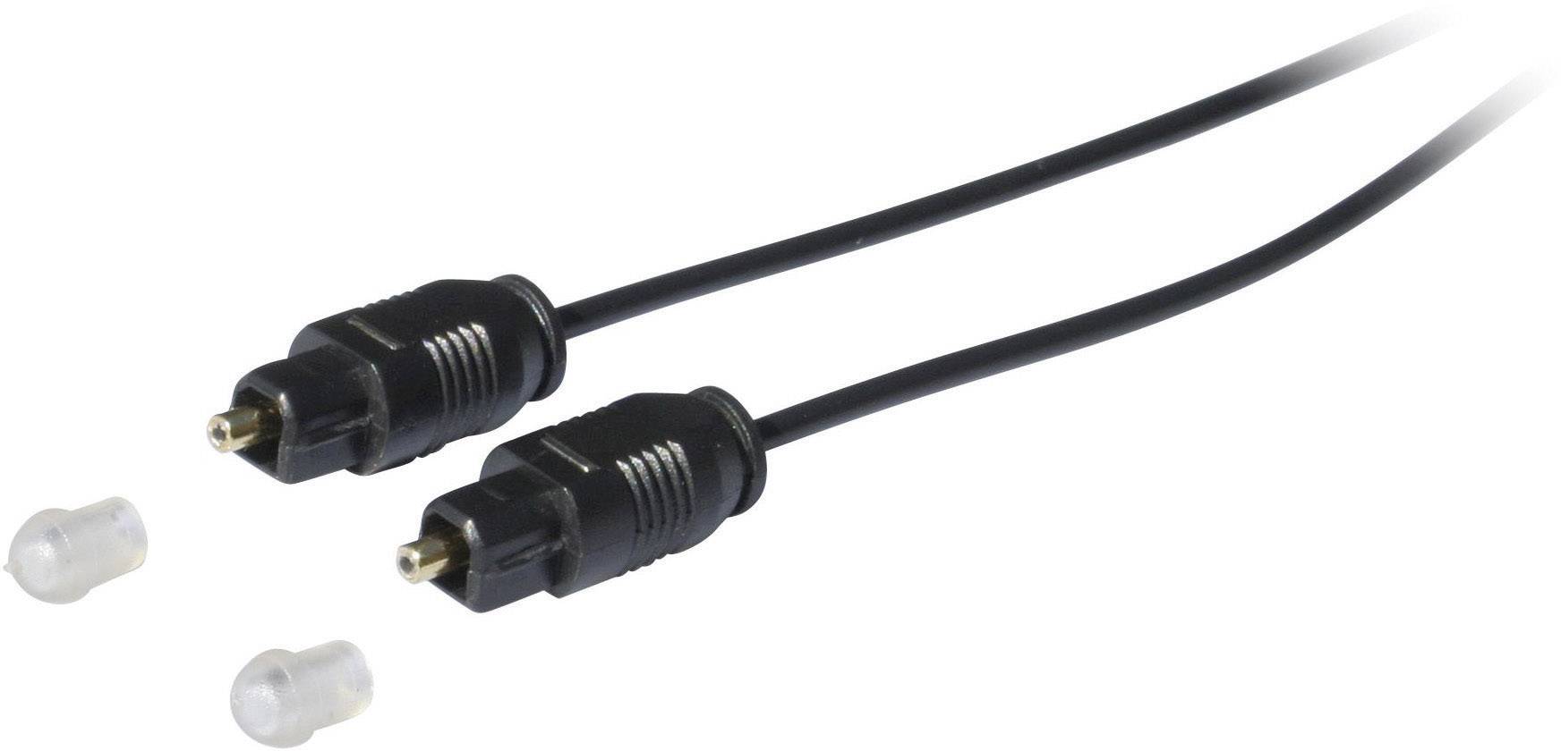 Kash Toslink Digital Audio Cavo [1x Spina Toslink (ODT) - 1x Spina Toslink (ODT)] 1.50 m Nero