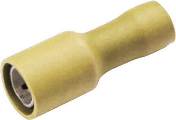 Vogt Verbindungstechnik 3917S guľatá dutinka  4 mm² 6 mm² Ø pin: 5 mm úplne izolované žltá 1 ks