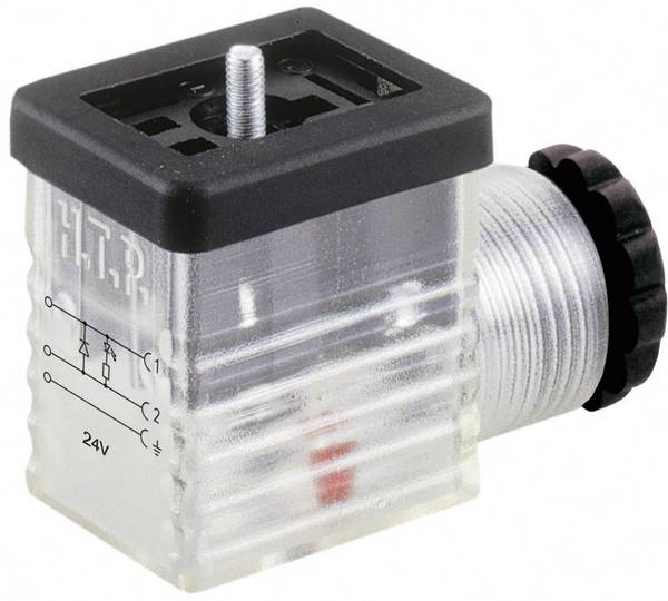Zástrčka ventilu priehľadná  Počet pólov:2 + PE M1TS2DL1 HTP Množstvo: 1 ks