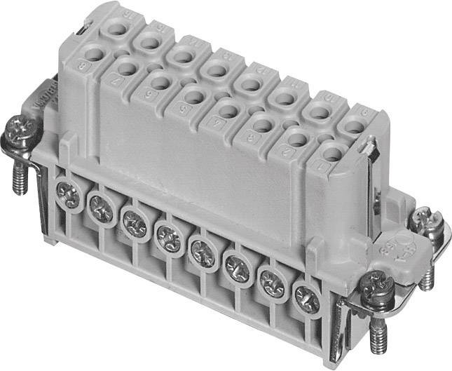 Amphenol C146 10B016 002 4-1 Tilslutningsindsats Forsølvede kontakter 1 stk