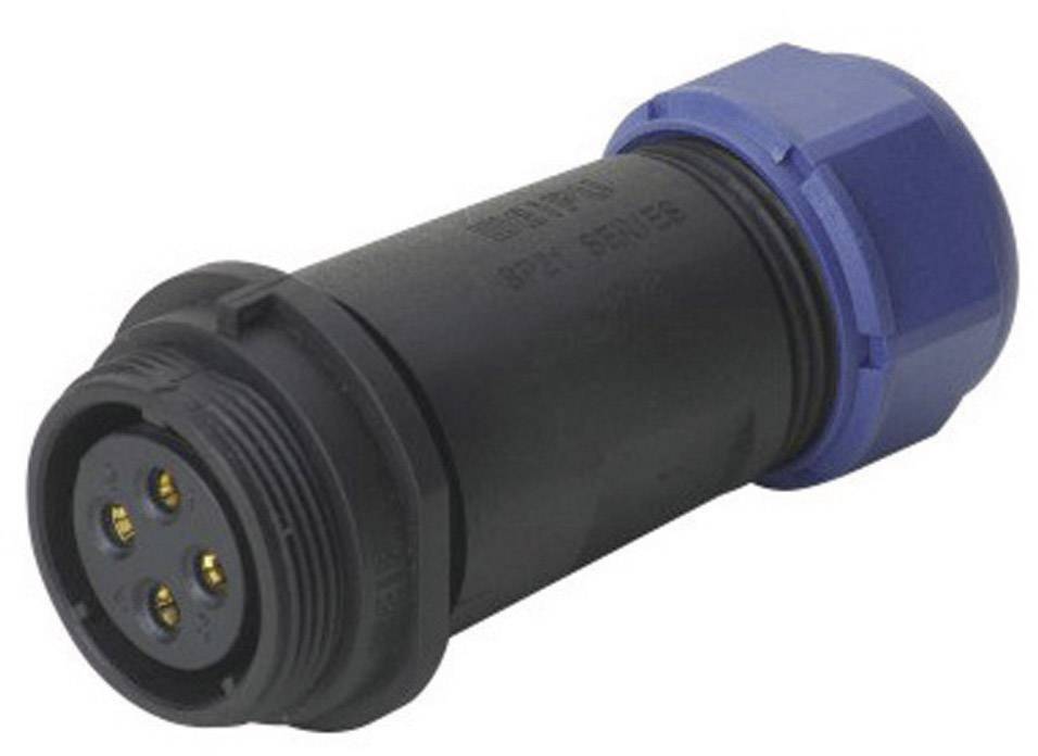 Weipu SP2111 / S 5B II Rundstik Tilslutning, lige Serie (rundstikforbindelse): SP21 1 stk