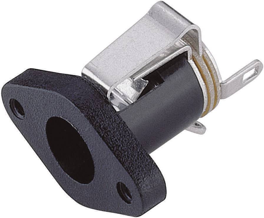 Conrad Components Lavspændingsstik Tilslutning, indbygning lodret 6.6 mm 1.95 mm 1 stk