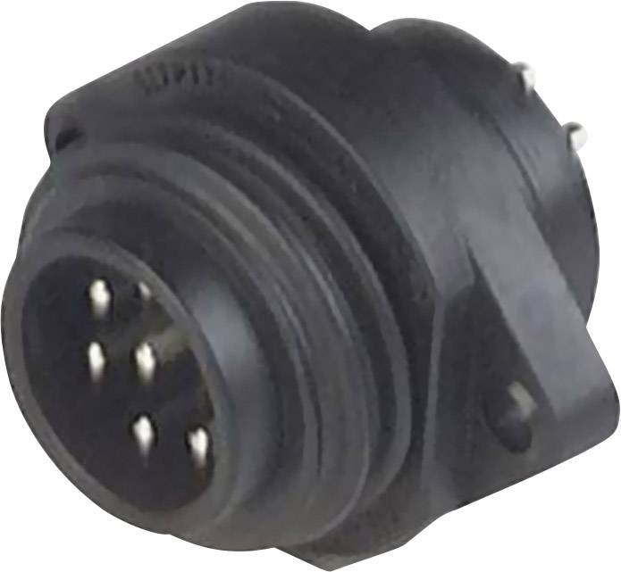 Hirschmann 932 326-100-1 Connettore circolare Spina Tot poli: 6 + PE Serie (connettore circolare): CA 1 pz.