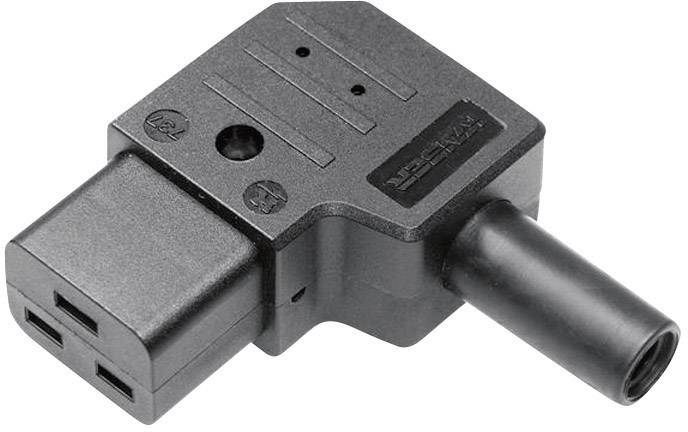 Martin Kaiser 737/sw/C Connettore IEC 737 Presa angolata Tot poli: 2 + PE 16 A Nero 1 pz.