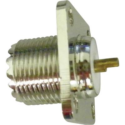 TRU COMPONENTS 740934 UHF konektor zásuvka, vstavateľná vertikálna 50 Ω 1 ks