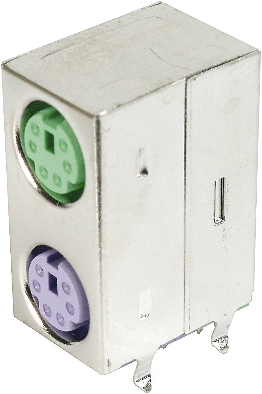 Presa -Dual Port Mini-DIN, schermata schermato Poli: 6 ASSMANN WSW Contenuto: 1 pz.